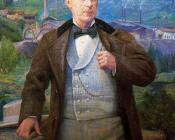 伊格纳西奥 狄亚兹 奥拉诺 : Retrato de Leon Urigoitia